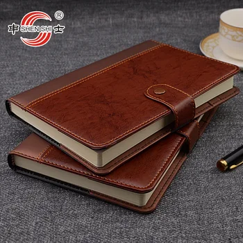 

A5/B5 buckle leather notebook business office stationery custom-made diarybook custom 1 pcs