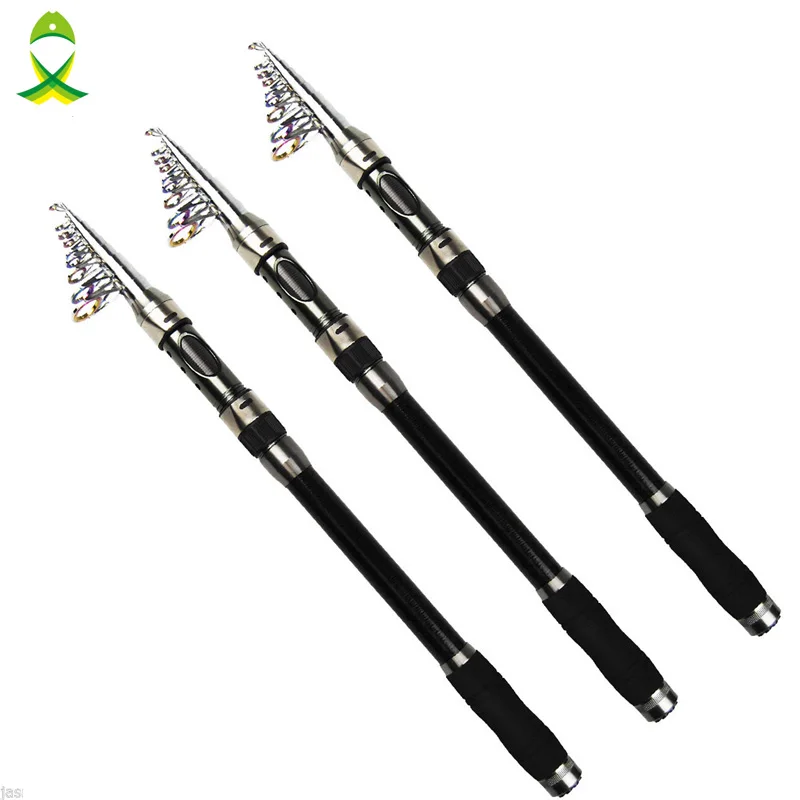 

JSM High quality Carbon fiber 2.1M 2.4M 2.7M 3.0M 3.6M Portable Telescopic Fishing Rod Spinning Fishing Tackle Sea casting Rod