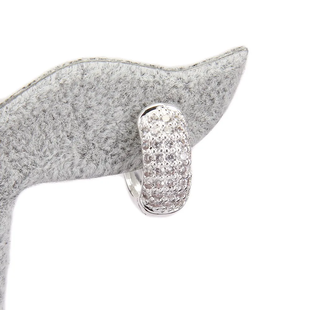 925 пробы серебряные серьги-кольца с цирконием, европейские ювелирные изделия, самые модные ювелирные изделия для женщин