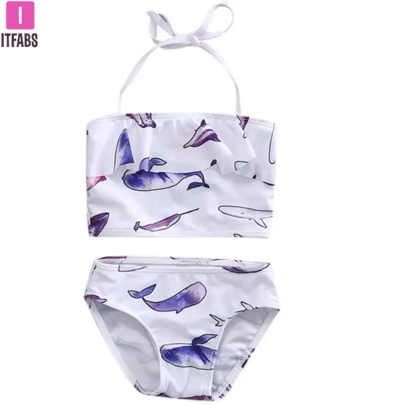 

2019 Summer Cute Kids Baby Girls Swimwear Toddler Girl Bathing Suit Swim Suit Bikini Tankini Swimsuit Swimming Costume