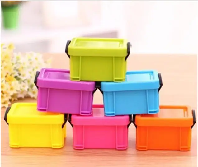 1PC Mini Lock Box Candy Color Home Furnishing Trumpet Mini Lock Box