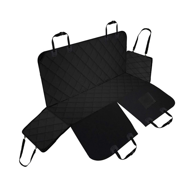 

DannyKarl Quilted Mesh Waterproof 600D Oxford Cloth Back Seat Big Ears With Zipper Middle Zipper Hammock Car Anti-skid Pet Pad