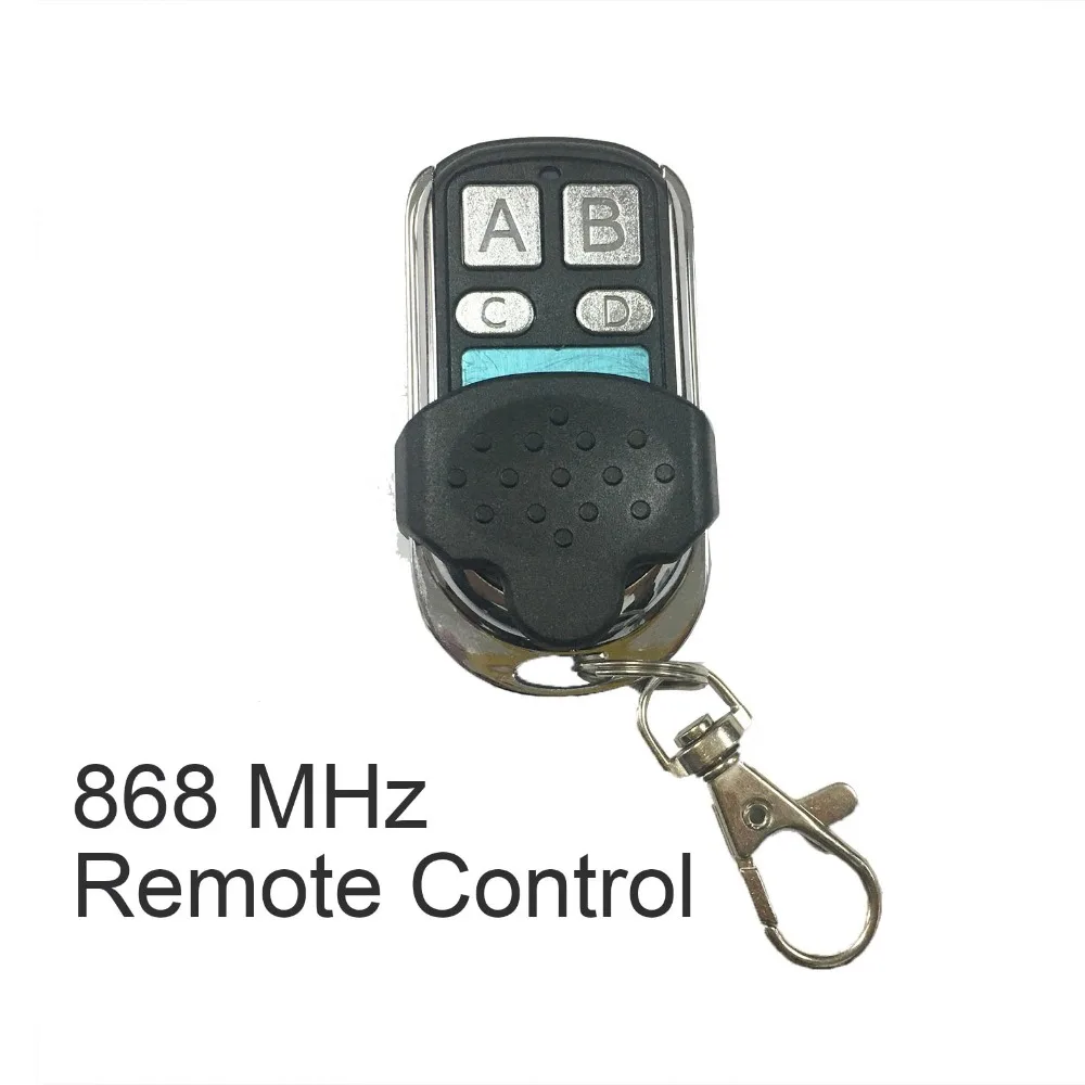 

QIACHIP 868 MHz Universal Remote Control Duplicator Cloning Copying Transmitter Gate Garage Door Opener Switches Key Fob