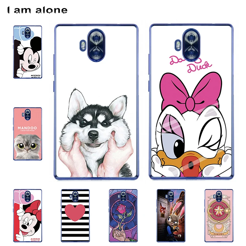 

I am alone Phone Covers For Doogee Mix Lite 5.2 inch Solf TPU Cellphone Fashion Cute Animals Cases For Doogee Mix Lite