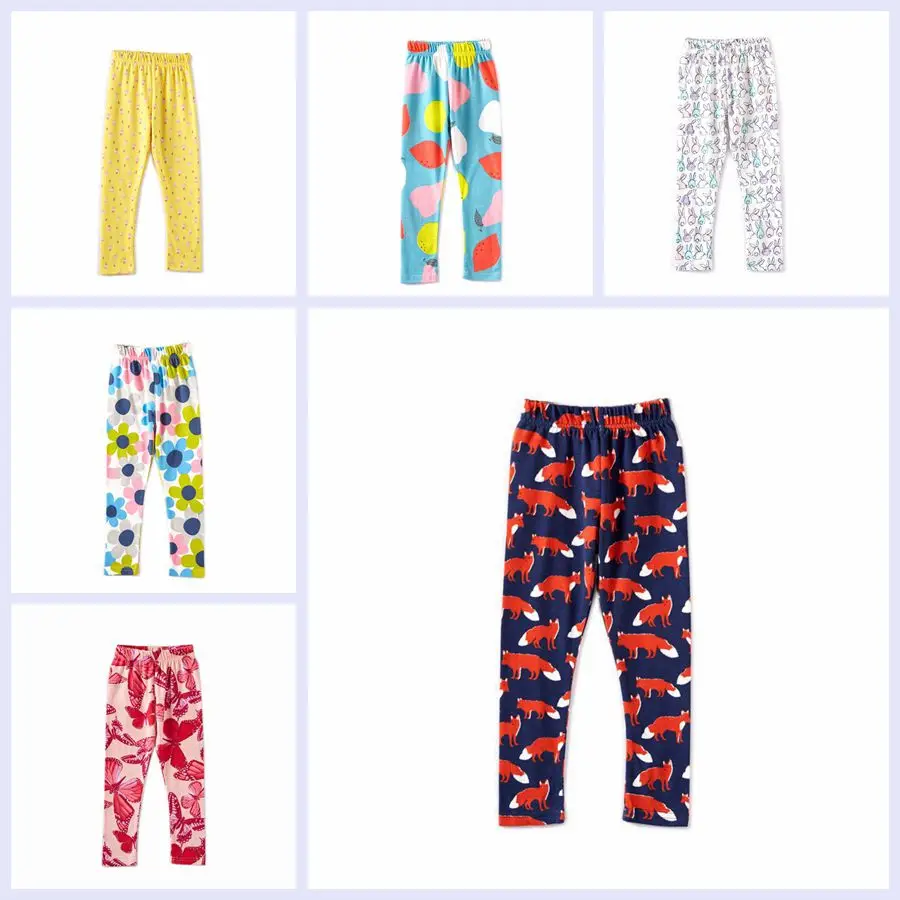 

Baby Leggings for Girls Pants Autumn Girls Leggings Fox Rabbit Fruit Butterfly Children Trousers 2018 Cotton Kids Leggings 2-7T