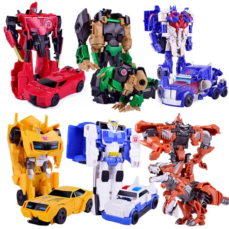 Anime children's toys New Toy Transform Robot Cars Deformation Action Figures Gift Toys for Boy Diecast Dinotrux Tobot | Игрушки и