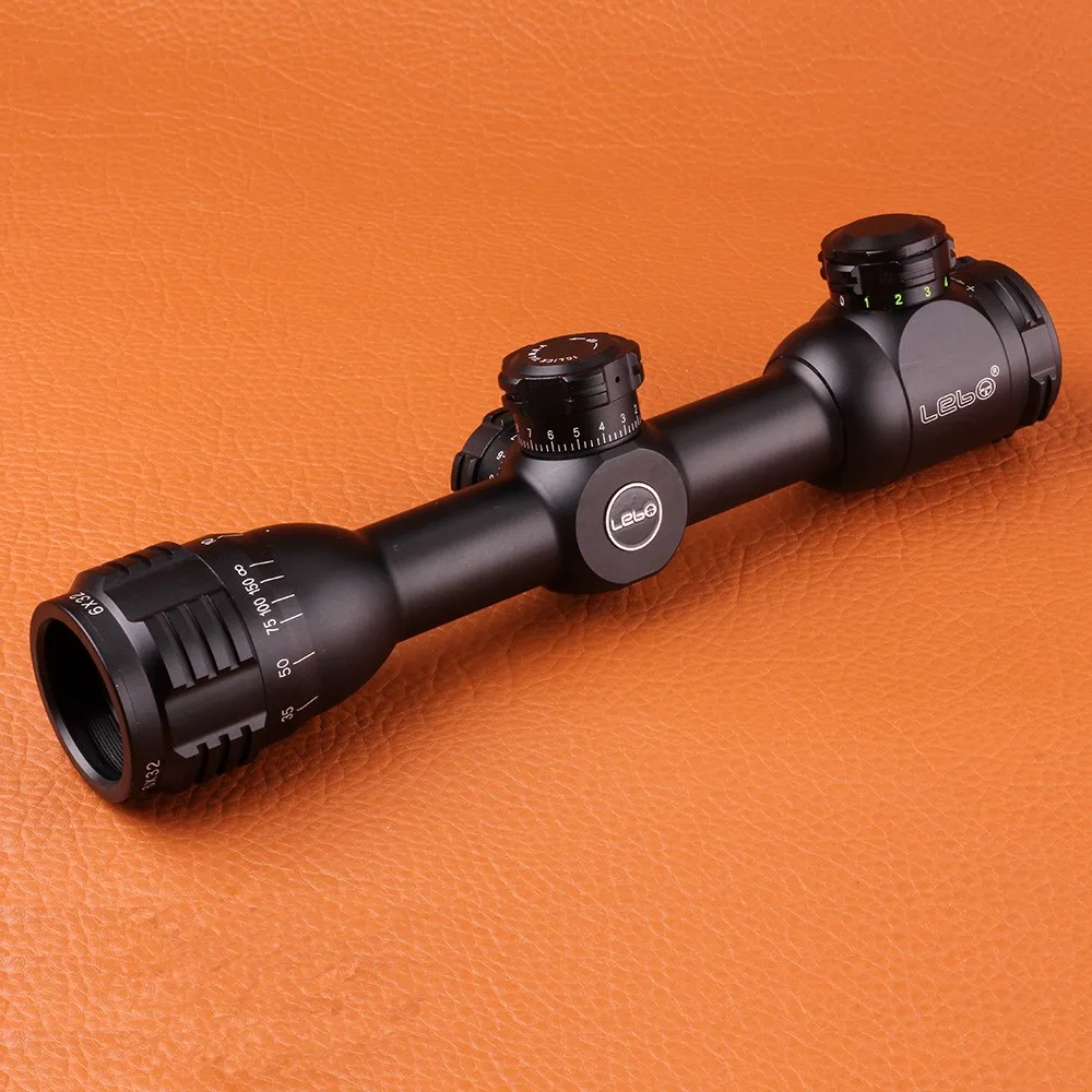 Hunting Equipment LEBO 6X32AOIR single-tube Tactical airsoft Rifle Scope Optical Sight 1