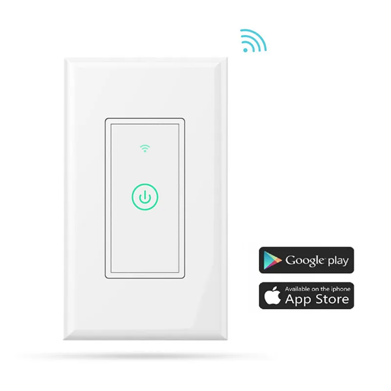 

Meross MSS510 Smart Wi-Fi Wall Touch Switch Compatible with Amazon Alexa, Google Assistant and IFTTT