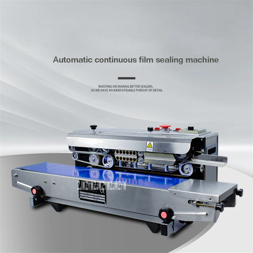 

SF-150W Automatic Film Sealing Machine Continuous Plastic Bag Sealing Machine Food Bag Sealing Machine 110V/220V 500W