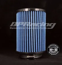 Универсальный Круглый прямой воздушный фильтр BPRACING, сетчатый синий фильтр 3 дюйма/76 мм, внутренний диаметр 8,85 дюйма 225 мм Универсальный Круглый прямой воздушный фильтр BPRACING, сетчатый синий фильтр 3 дюйма/76 мм, внутренний диаметр 8,85 дюйма 225 мм