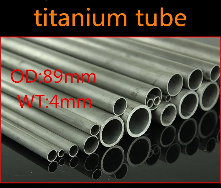 89 мм OD 81 мм ID ASTM GR2 titanium труба TA2 промышленный titanium труба автомобильный отходящий газ модификации Титановые трубы