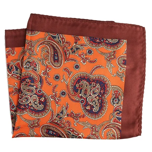 PH020 Pocket Square Портной Смит Роскошные 33X33 см большой платок Пейсли Цветочный горошек карманные квадраты из микрофибры трафаретной печати мужские носовые платки - Цвет: PH020 Pocket Square