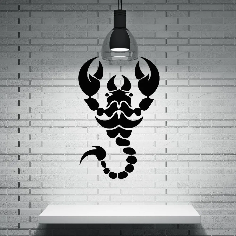 Pegatina Scorpion Sticker Escorpion Decal Hollow Sticker Car Window Vinyl Funny Poster