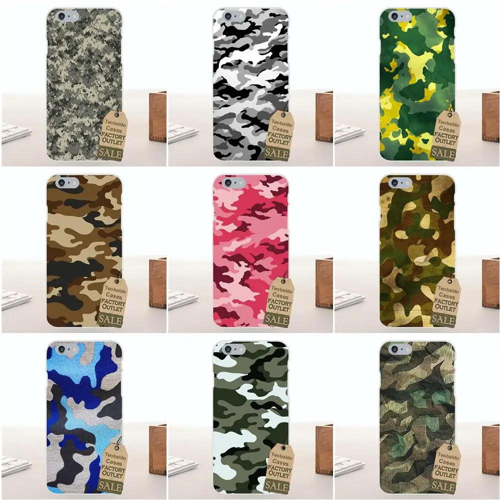 

Camouflage Pattern Camo Army Hunter For Sony Xperia Z Z1 Z2 Z3 Z4 Z5 compact Mini M2 M4 M5 T3 E3 XA Soft Cell Phone Case Cover