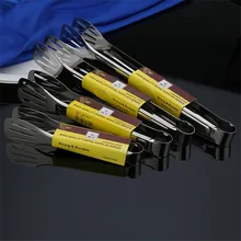 Большой размер хлеба кухонные щипцы буфет для кухни для варки, нержавеющая сталь инструмент против пригорания хлеб клип Кондитерские щипцы для барбекю