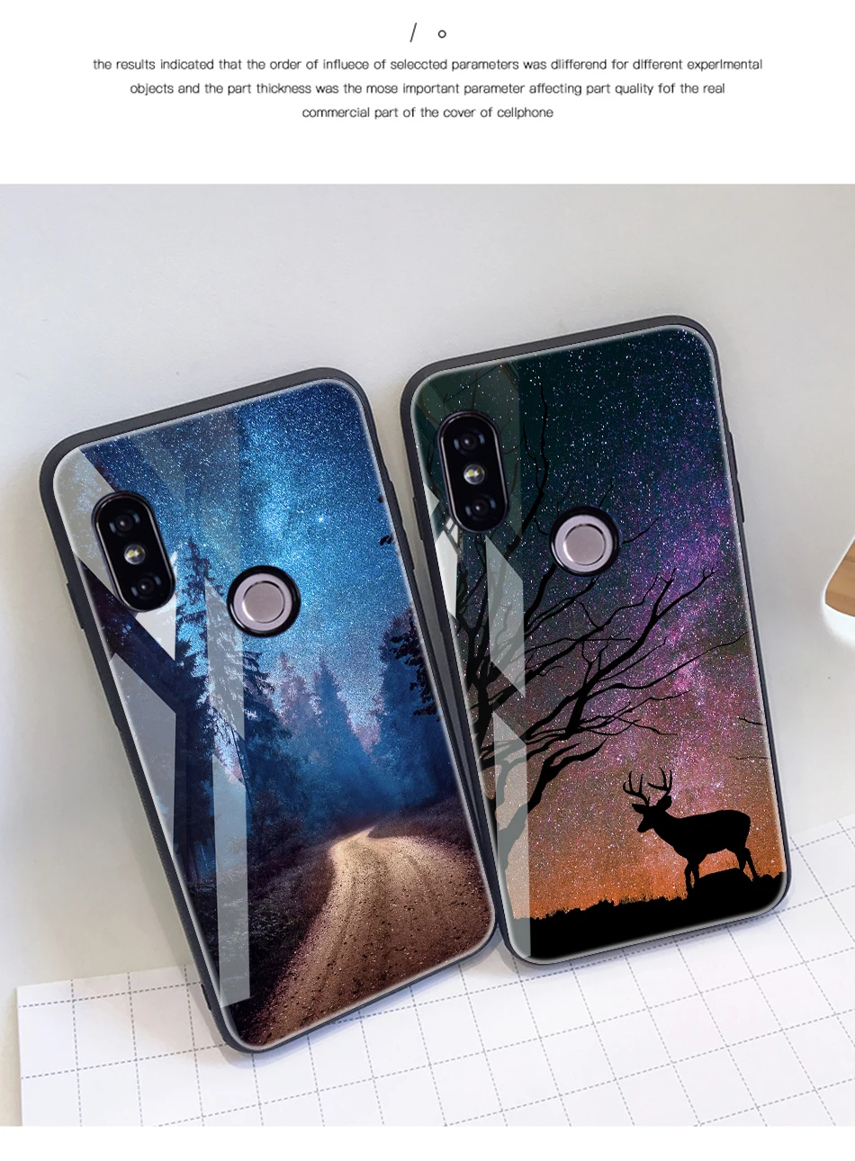  TOMKAS Tempered Glass Silicon Case For Xiaomi Redmi Note 5 Pro 4X Cover Redmi 5 Plus 4X Global Phone Case For Xiaomi Mi A1 Space (19)