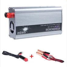 1000W 12V/220V Portable Automotive Power Inverter Charger Converter for Car Auto DC 12 to AC 220 Modified Sine Wave