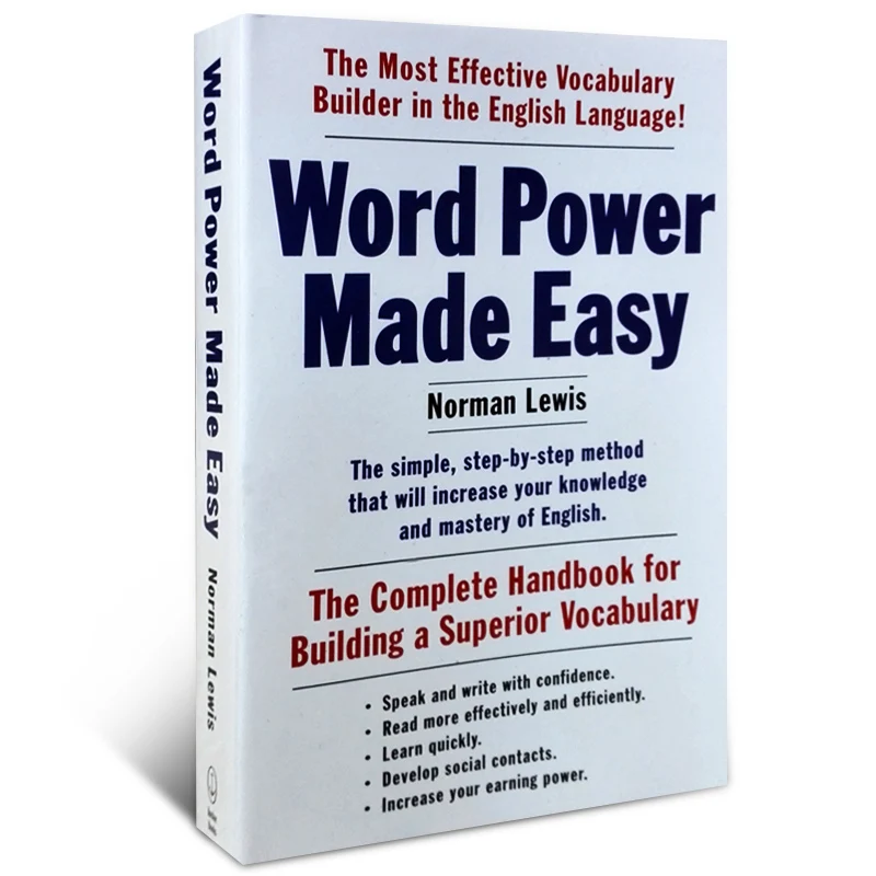 English original Word Power Made Easy learning vocabulary words force the latest version of the book easy english words