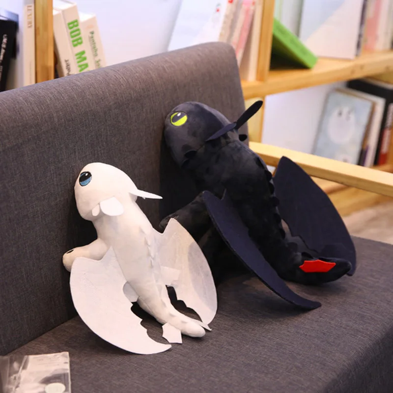 

Officially Authorized Dragon Trainer 3 Toothless Toothless Night Brake Doll Brightening Fluffy Pillow for Birthday Gift
