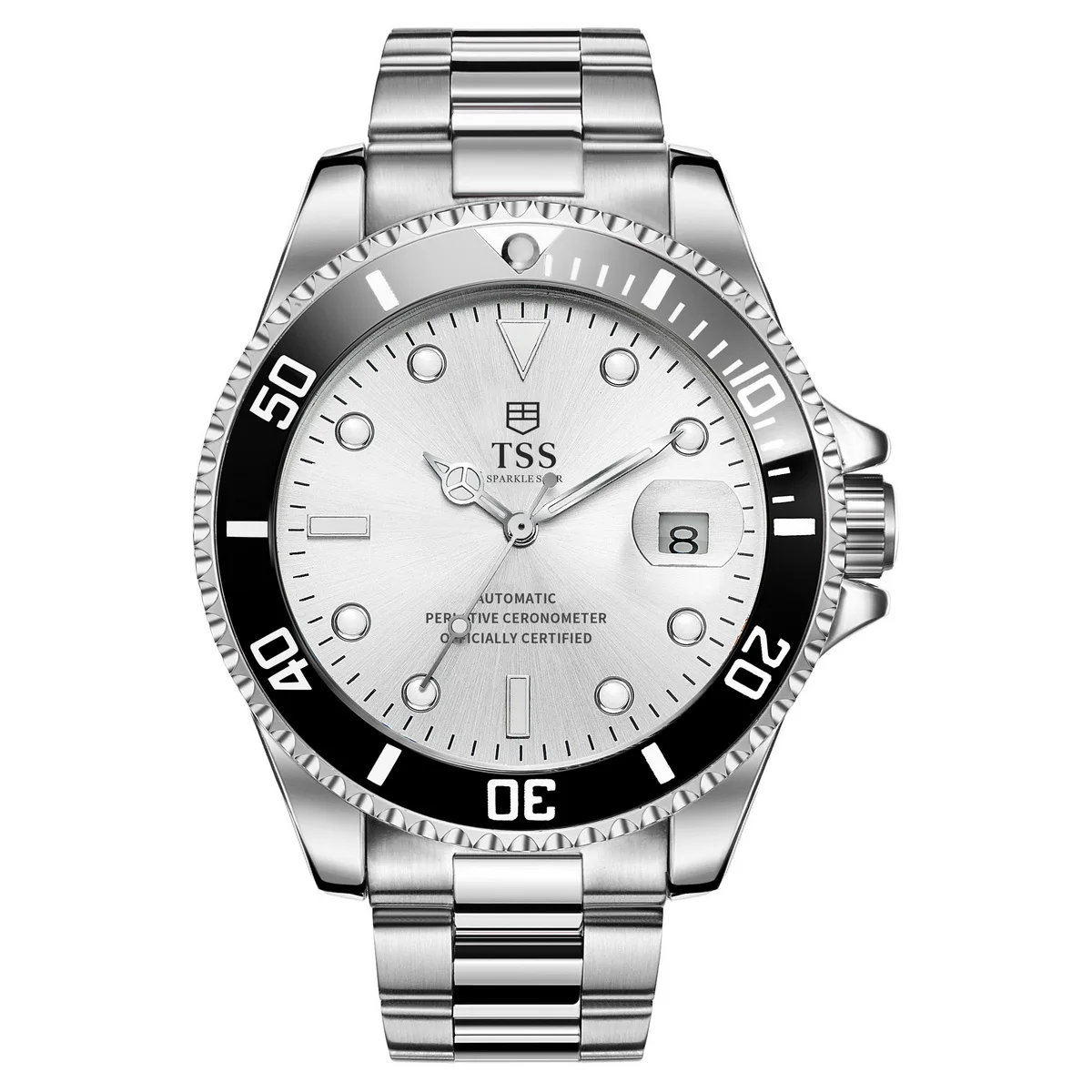 

TSS T5026 Diving watch GMT MASTER superlative chronometer automatic mechanical men's watch calendar business luminous waterproof