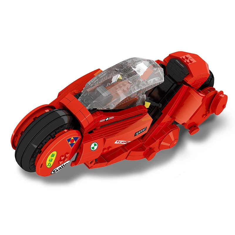 

StZhou 1143Pcs Creative MOC City Series The Citizen Akira Moto Set Children Building Blocks Bricks Boy Toys Model Gifts