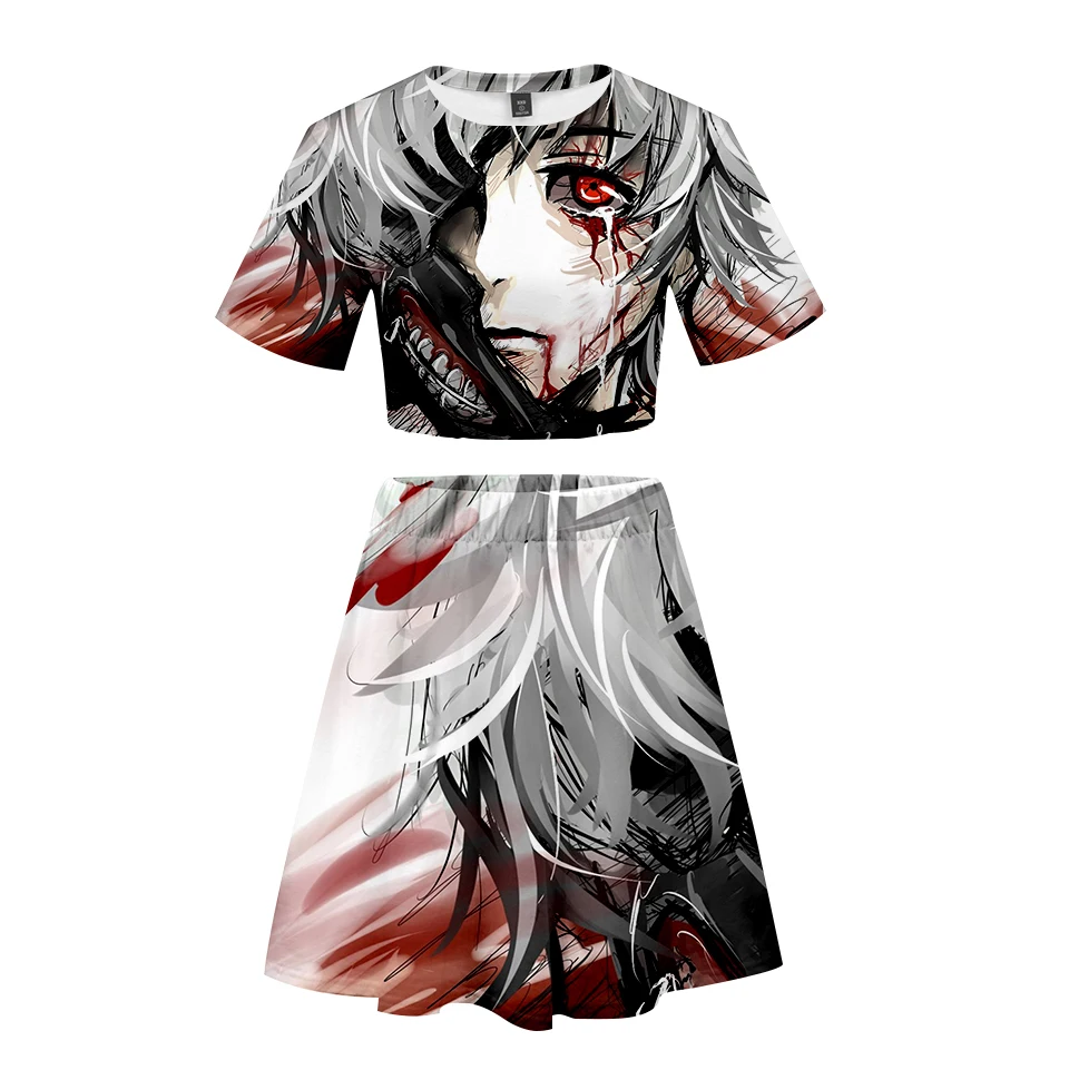 Женские свободные мягкие шорты tokyo ghoul повседневные с эластичной резинкой на