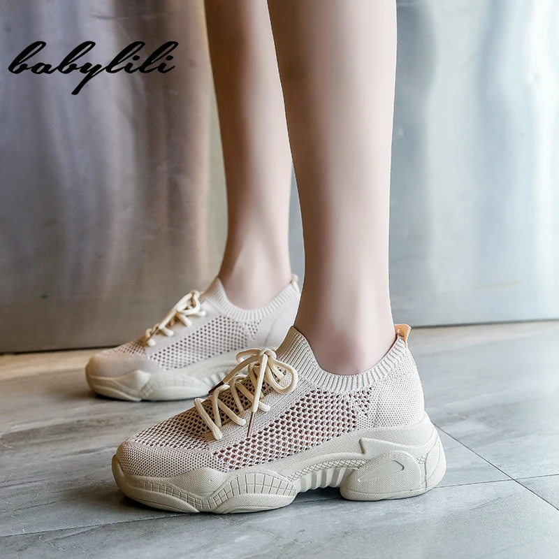 جديد أحذية رياضية للنساء خفيفة تنفس تشغيل ShoeBasket فام مريحة الرياضة في الهواء الطلق الركض المشي الإناث رياضية