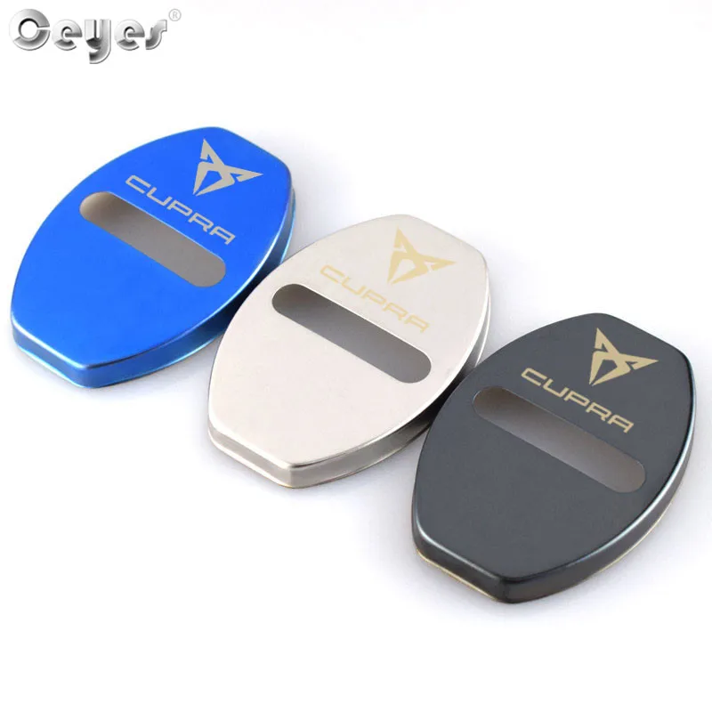

Ceyes Auto Door Lock Protective Stopper Cover Car Styling Case For Seat Cupra R Racing Leon Ibiza Altea Car Styling Accessories