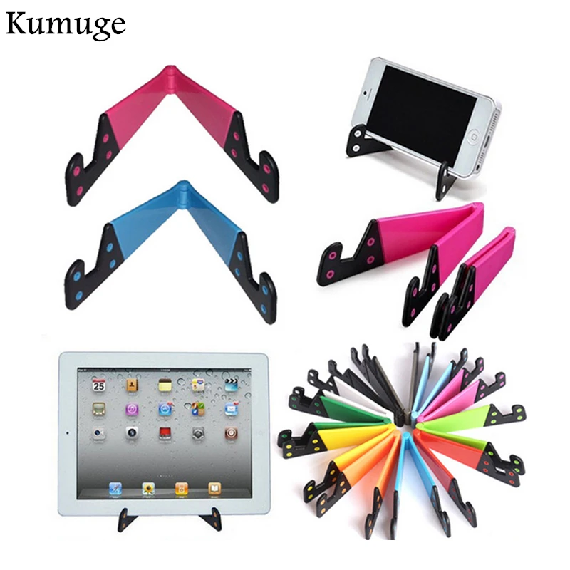 Универсальный складной подставка для планшета Кронштейн Держатель для iPad 9,7 2018 Pro 10,5 Air 1/2 мини настольный держатель мобильного телефона Подставка для samsung - изображение