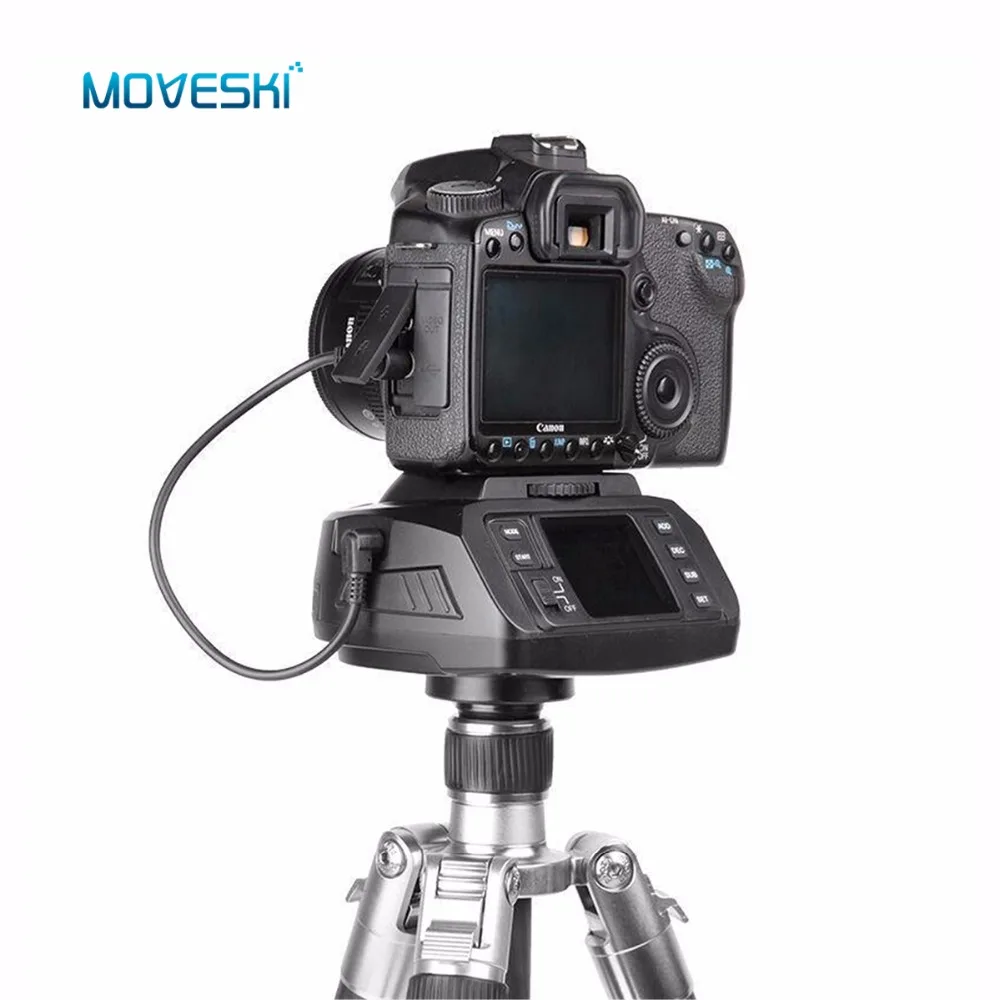 AD10 Moveski Câmera cabeça do tripé Panorâmica motorizada Eletrônico