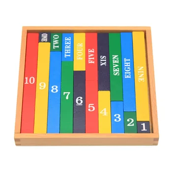 

Kids Montessori Educational Wooden Toys Colorful Small Numerical Rods Teaching Aids Montessori Materials Math Toys for Children