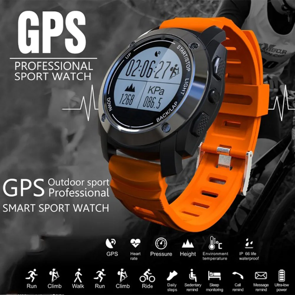 imágenes para 2017 smart watch gps deportes al aire libre impermeable con pulsómetro presión altímetro barómetro termómetro para android ios imágenes para 2017 smart watch gps deportes al aire libre impermeable con pulsómetro presión altímetro barómetro termómetro para android ios