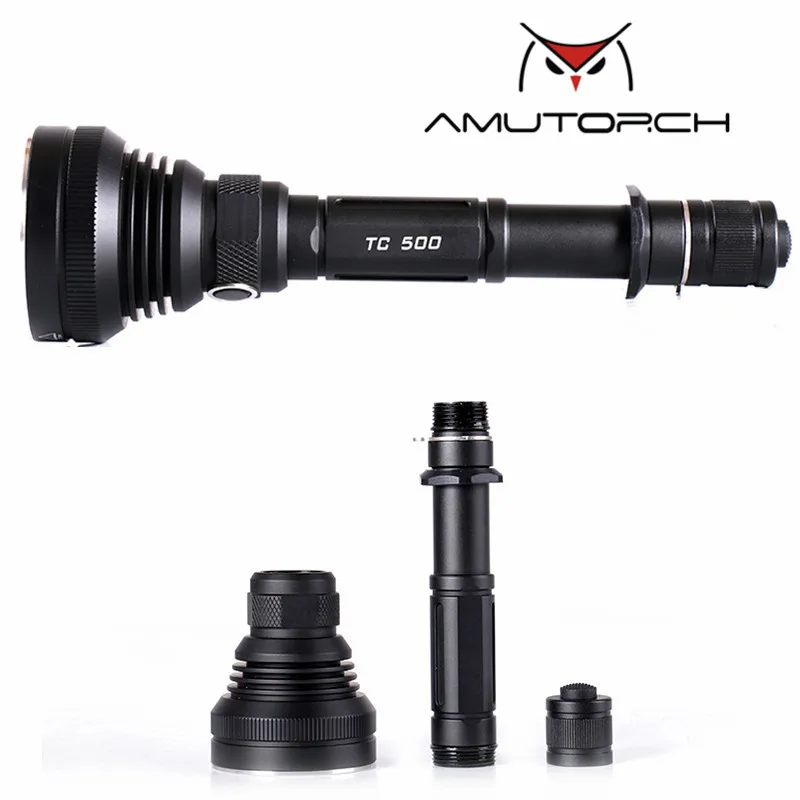 

Amutorch TC500 CREE XHP70.2 4000 lumens powerful LED flashlight 18650 flashlight