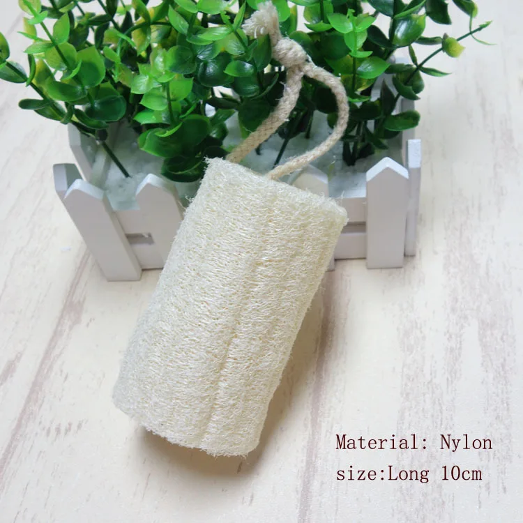 

2" Natural Artifact Loofah Loofah Exfoliating Body Sponge Scrubber for Skin Care in Bath Spa Shower Kitchen Non-Stick Oil Brush