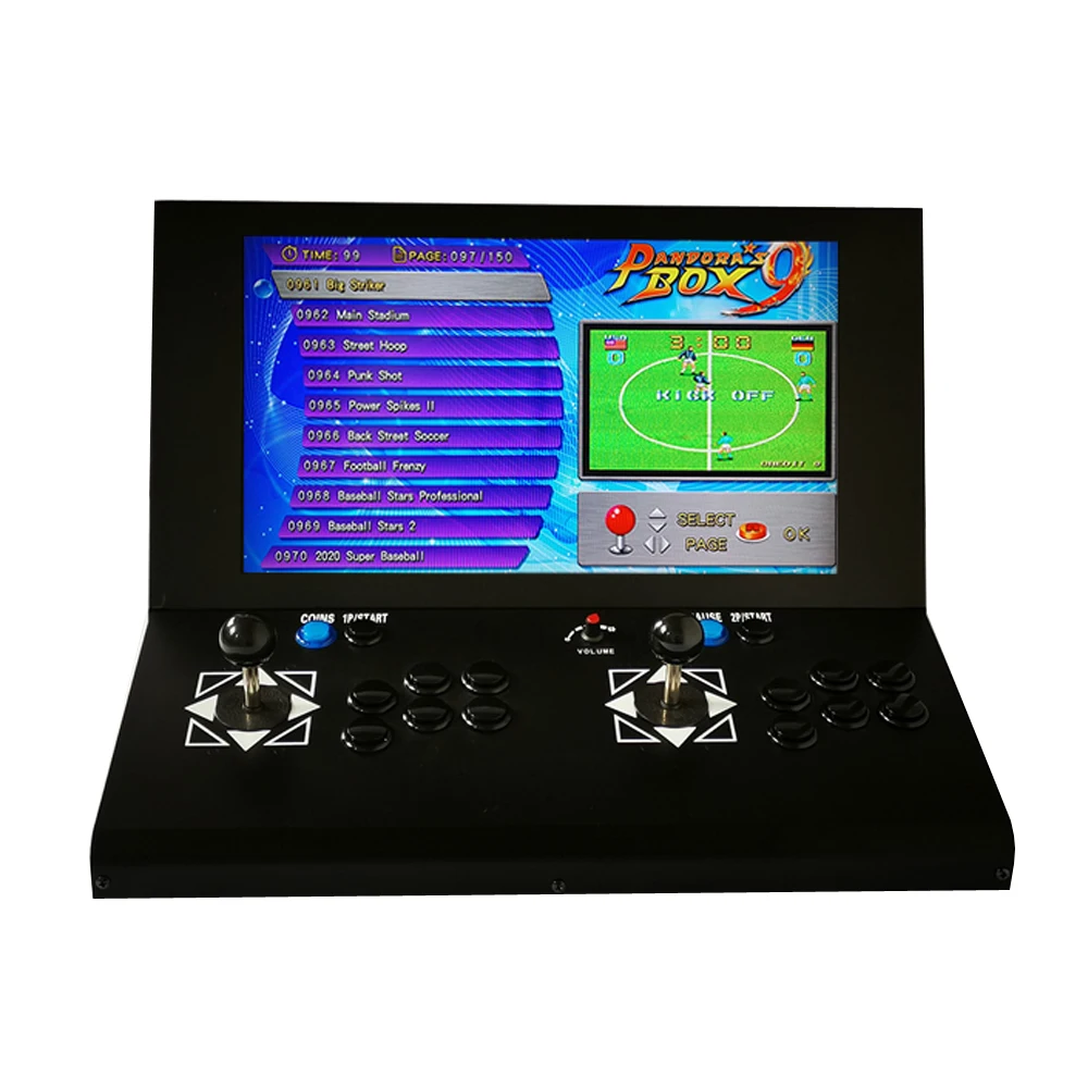 19 дюймов LCD мини настольная машина с классическими играми 1500 В 1 игровой PCB/длинный