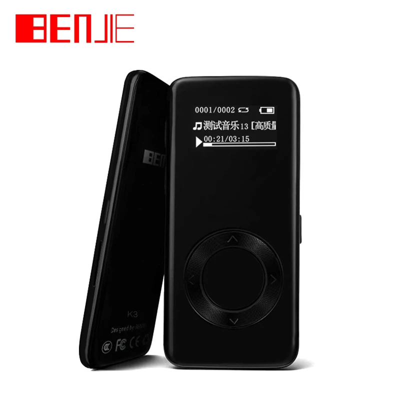 

Benjie Flash Running Mini Hifi MP3 Player With Earphone Mp 3 For Sports Audio With Radio Flac Lossless Fm Music Lcd Digital 8GB