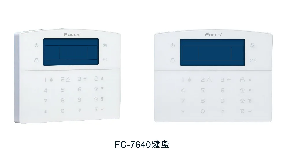 Industrial Network Alarm Security System FC-7640 Hard Wired TCP IP Network GSM Alarm w 1pc Password Keypad & 1pc Remote Control