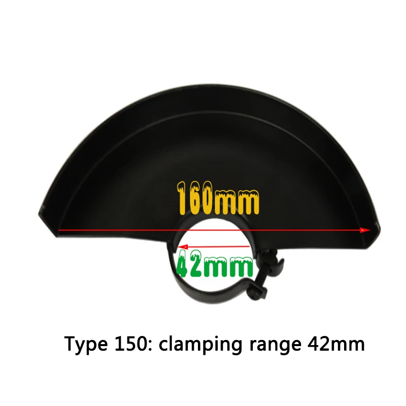 Новинка, Прямая поставка, черная режущая машина, основа, металлическое колесо, защита, Защитная крышка для угловой шлифовальной машины - Цвет: 115mm