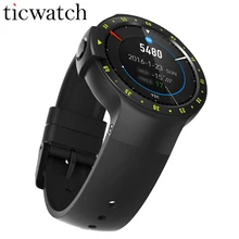 Original Ticwatch S Smartwatch + Steel protection film Bluetooth 4.1 MTK2601 Android Wear 2.0 for iOS/Android IP67 Waterproof