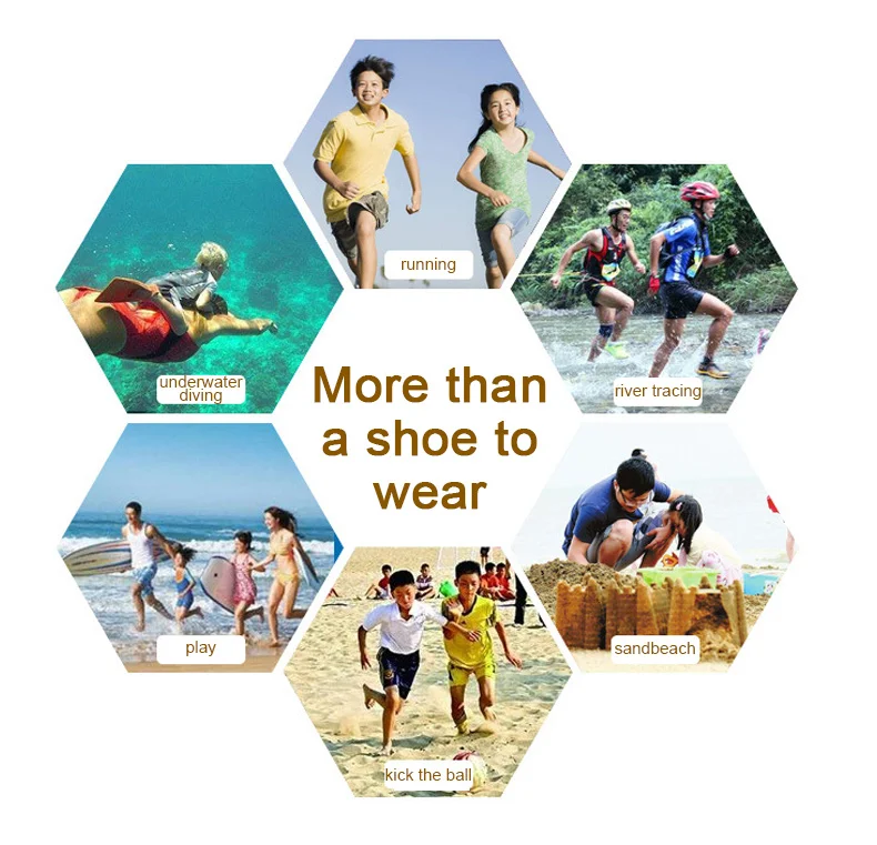 1 (5)Fashion Kid Aqua Shoes 4 Color Beach Stretch Fabric Quick Drying Sandals Light Breathable Anti Slippery Children Shoes