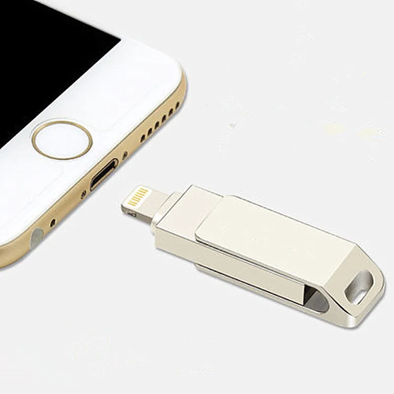 Flashdrive 16GB 32GB 64GB 128GB Micro Usb Pen Drive Lightning/Otg Usb Flash Drive For iPhone 6/7