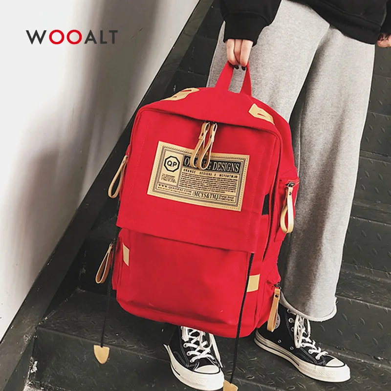 

2019 Casual Canvas School Bags for Teenager Girls Boys Fashion England Style Travel Backpack Women Laptop Bag Mochila Rucksack