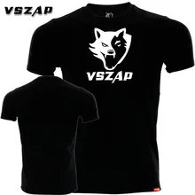 Классическая футболка с коротким рукавом с надписью «VSZAP Fight», «MUAY THAI», «MUAY THAI», «Combat», «JIU JITSU», одежда для занятий фитнесом, футболки для ММА-бокса