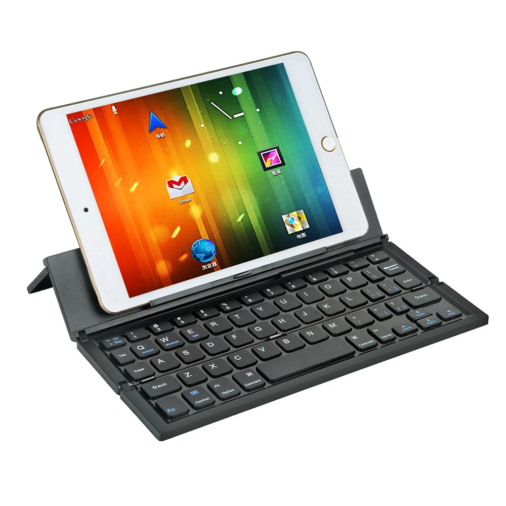 Tablets Bluetooth Wireless Keyboard Mini Slim Thin Foldable Folding Portable with Touchpad for iPad Pro PC Cell phone Tablets Bluetooth Wireless Keyboard Mini Slim Thin Foldable Folding Portable with Touchpad for iPad Pro PC Cell phone