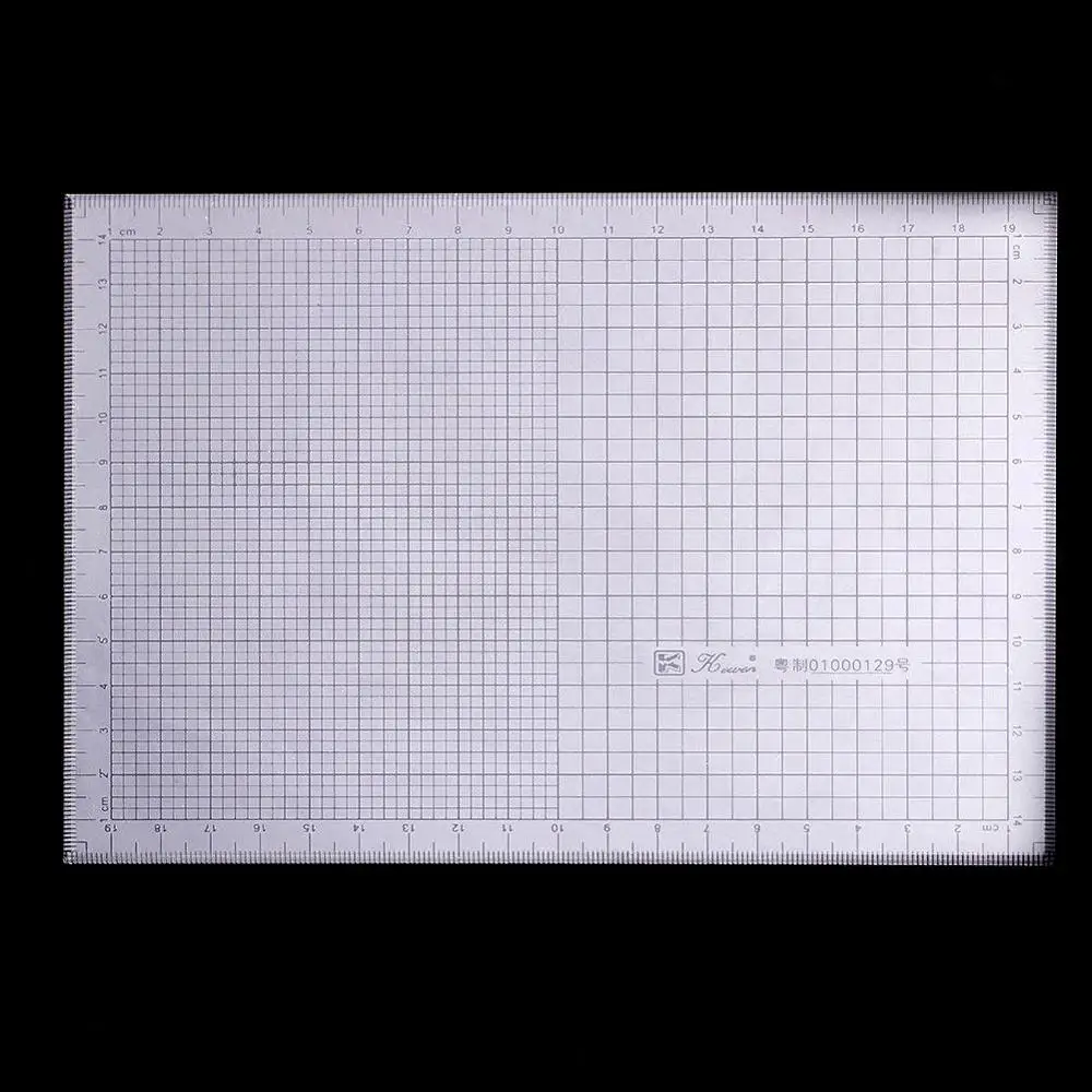 

7.9inch Acrylic Coordinate Graph Grid Ruler Scale Hand Drawing Charting Tool