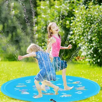 

170CM Summer Children's Outdoor Play Water Games Beach Mat Lawn Sprinkler Cushion Children Playing In The Water Toys