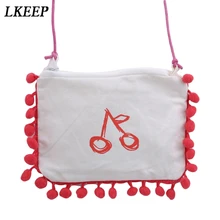 Детская для девочек младшего возраста, красное Ленточки мини холщовые сумки, Сумочка через плечо сумка через плечо ярких цветов Кошелек для монет кошелек сумка