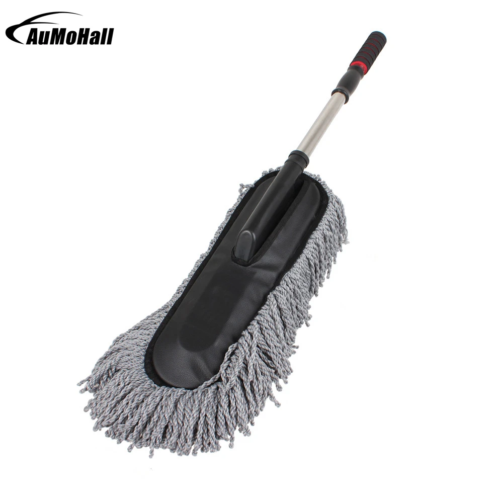 Large Microfiber Telescoping Car Wash Body Duster Brush Dirt Dust Mop