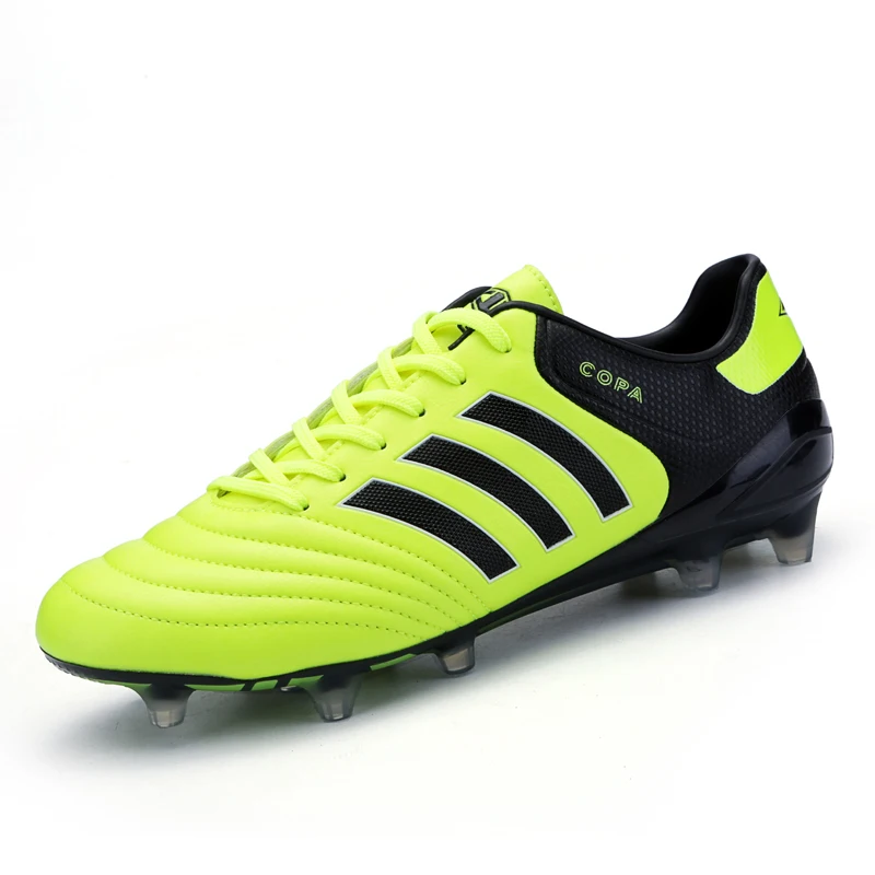 

TF Soccer Cleats Man And Kids professional Adults Football Boots Outdoor Children Athletic Trainers Youth Sports Sneakers 2018