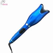 Автоматическая Плойка для завивки воздуха, палочка для завивки волос, 1 дюйм, вращающаяся Волшебная Плойка для завивки волос, инструменты для салона, титановые Автоматические щипцы для завивки волос